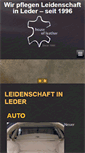 Mobile Screenshot of houseofleather.ch